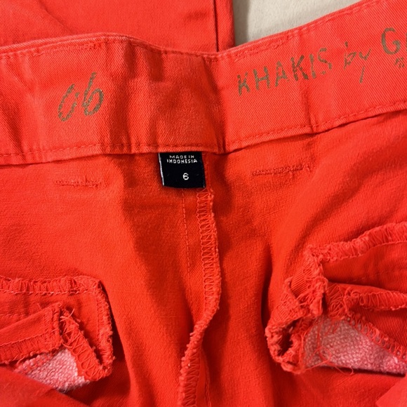 🔥🔥🔥Gap Orange Red Khakis Pants - Picture 8 of 8